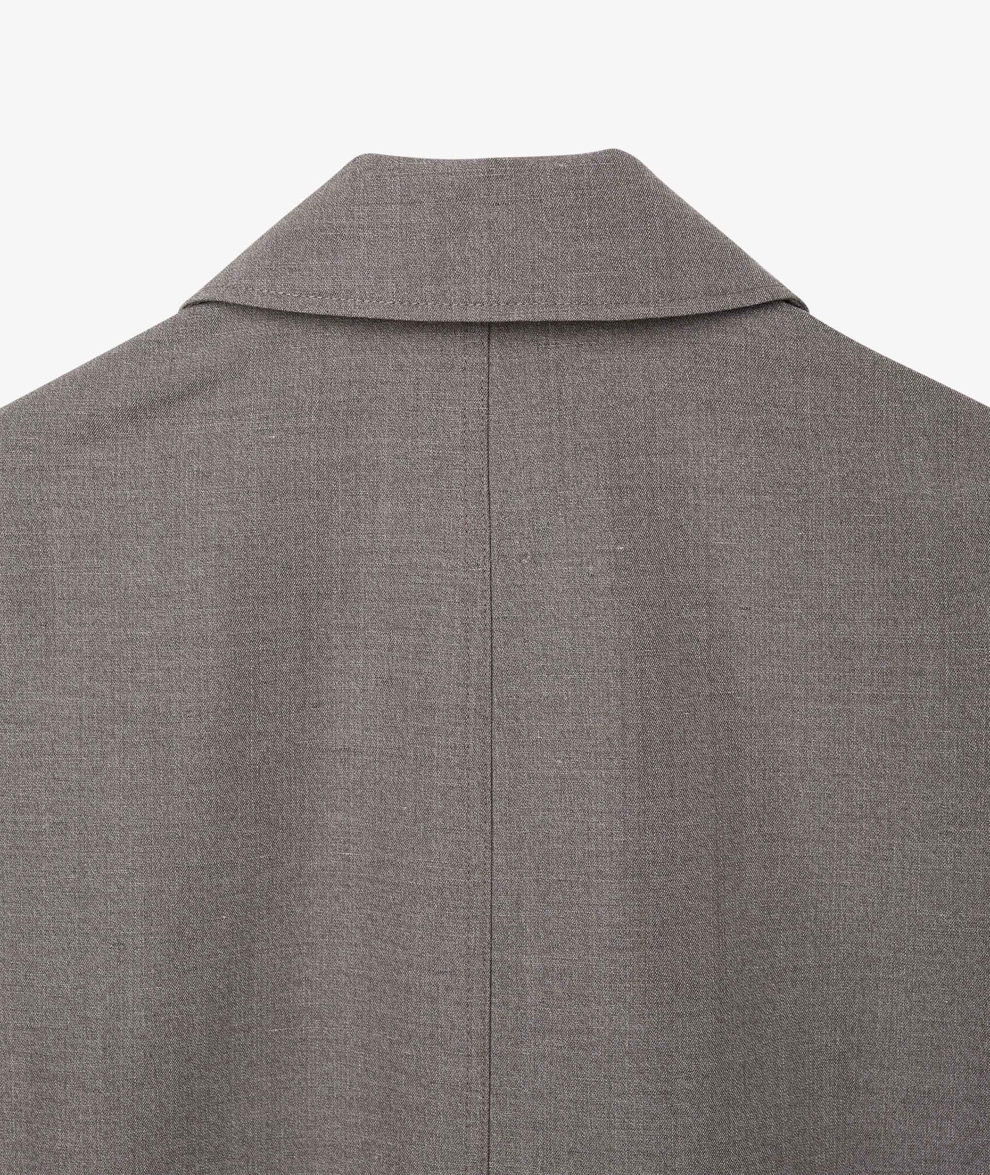 visvim Pointer classic-collar coat - Black