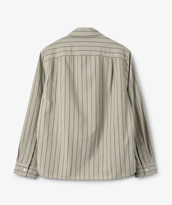 Margaret Howell - MHL OVERALL SHIRT WIDE STRIPE