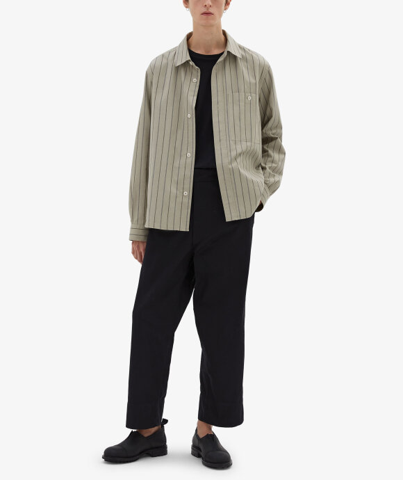 Margaret Howell - MHL OVERALL SHIRT WIDE STRIPE