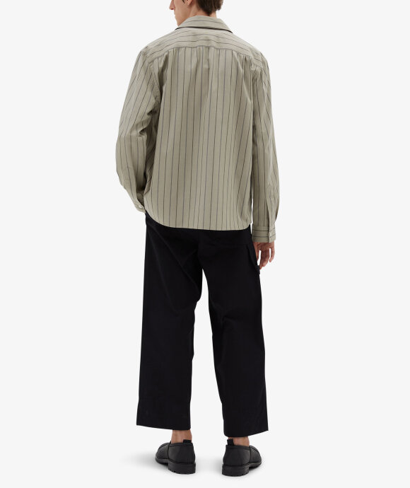 Margaret Howell - MHL OVERALL SHIRT WIDE STRIPE