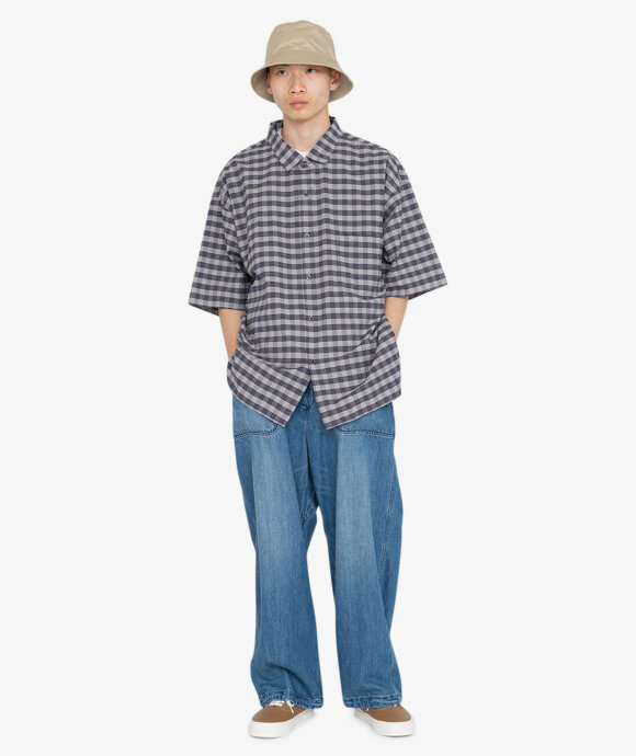 nanamica - Cotton Silk PALAKA Check S/S Shirt