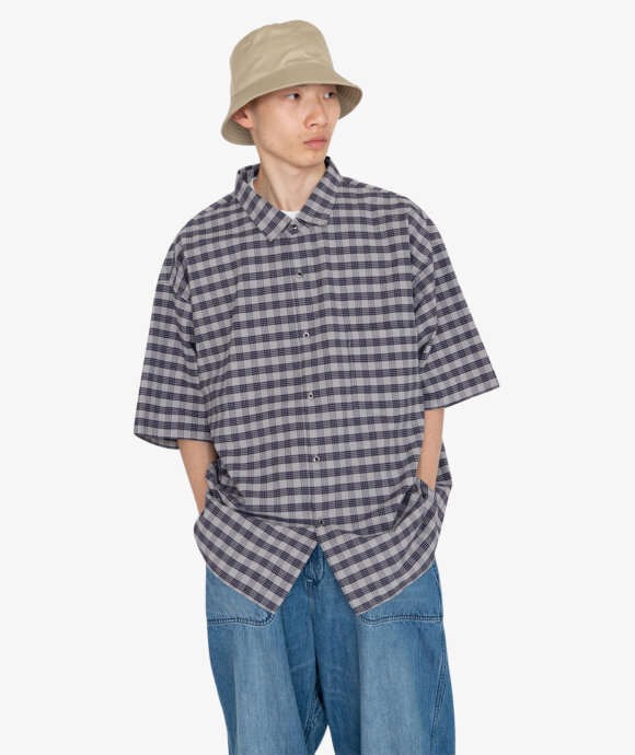 nanamica - Cotton Silk PALAKA Check S/S Shirt