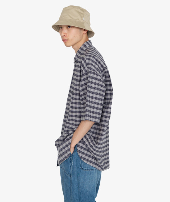 nanamica - Cotton Silk PALAKA Check S/S Shirt