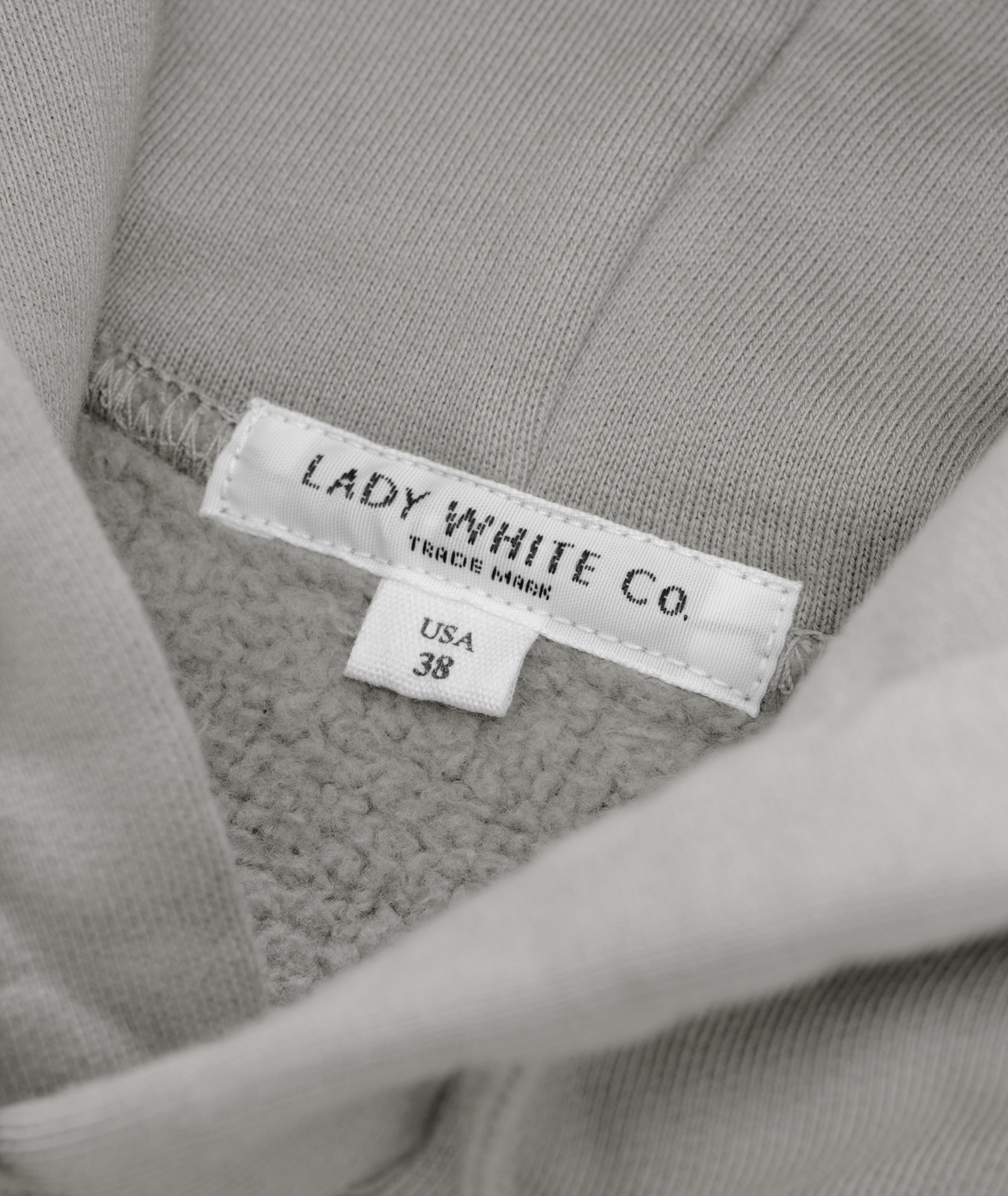 Norse Store Shipping Worldwide Lady White Co. LWC Hoodie Post Grey