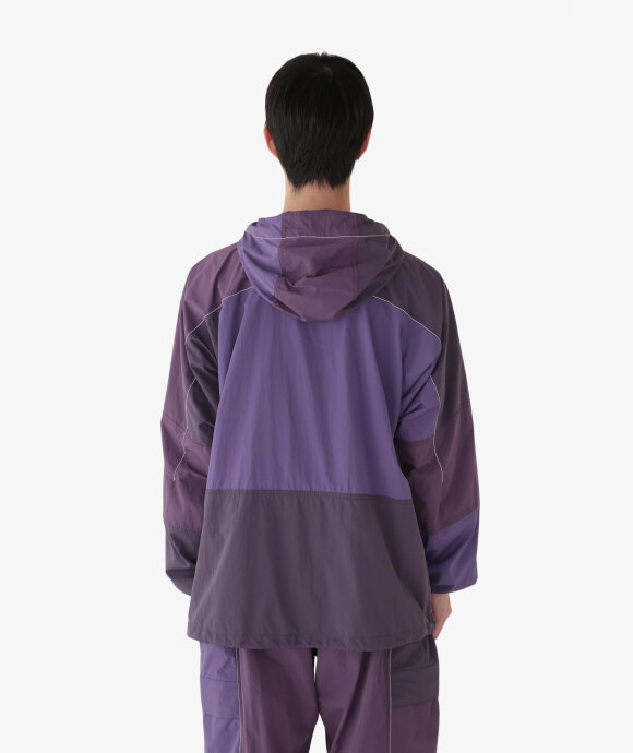 Gramicci - And Wander PATCHWORK WIND HOODIE