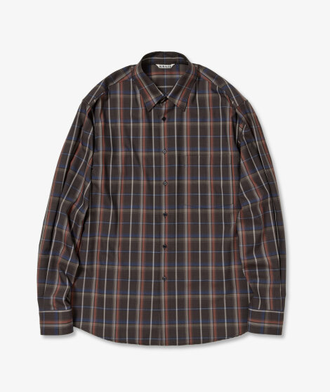 Auralee - Super Light Wool Check Shirt