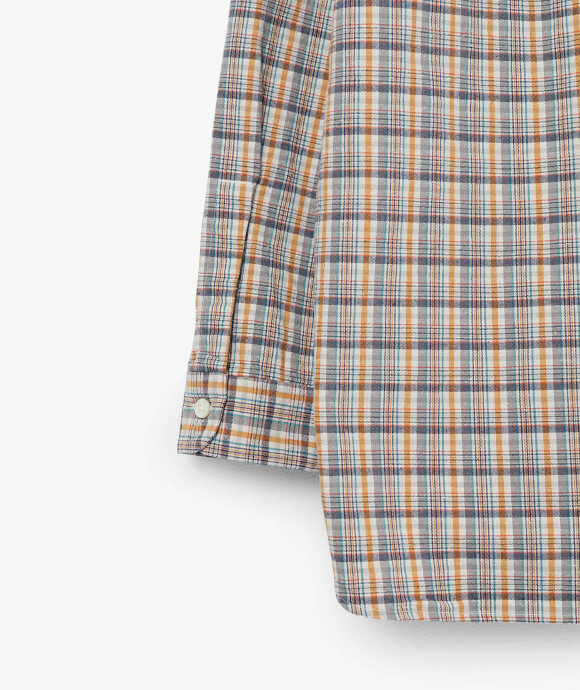 nanamica - Cotton Silk Euro Check Shirt