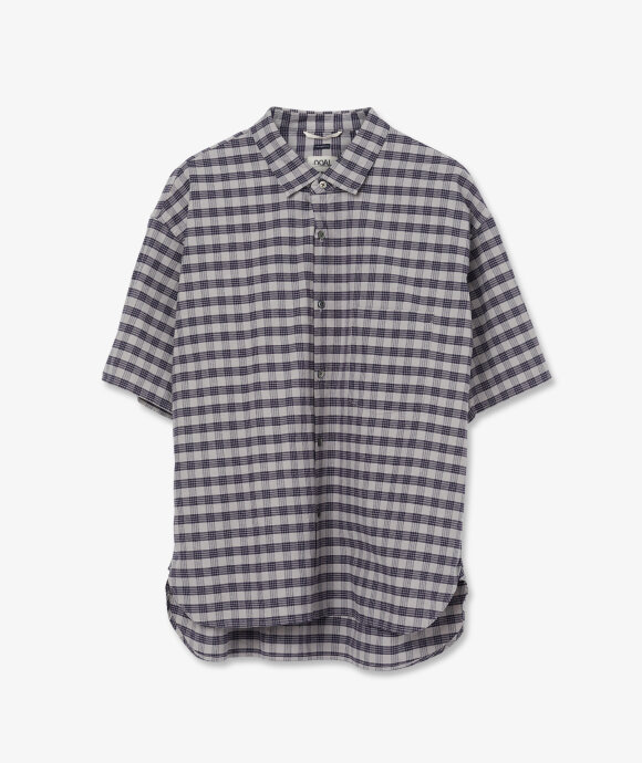 nanamica - Cotton Silk PALAKA Check S/S Shirt