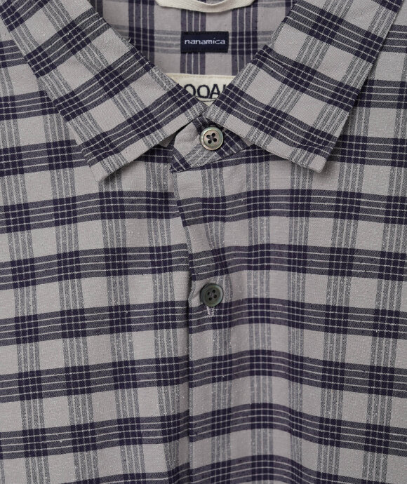 nanamica - Cotton Silk PALAKA Check S/S Shirt