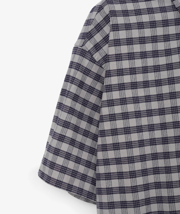 nanamica - Cotton Silk PALAKA Check S/S Shirt