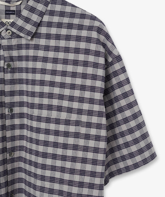 nanamica - Cotton Silk PALAKA Check S/S Shirt