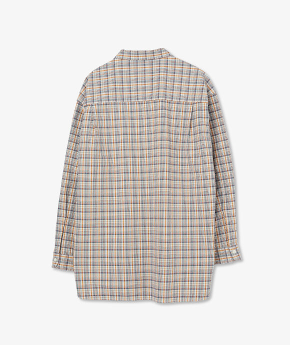 nanamica - Cotton Silk Euro Check Shirt