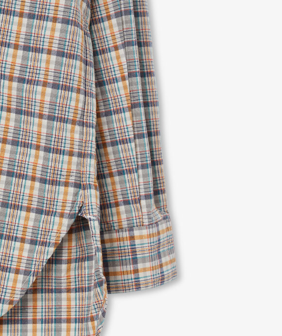 nanamica - Cotton Silk Euro Check Shirt