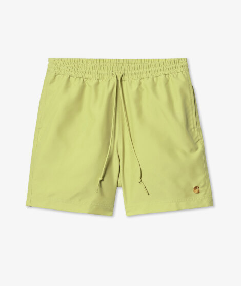 Norse Store Shipping Worldwide Carhartt WIP Chase Swim Trunks Arctic Lime Gold