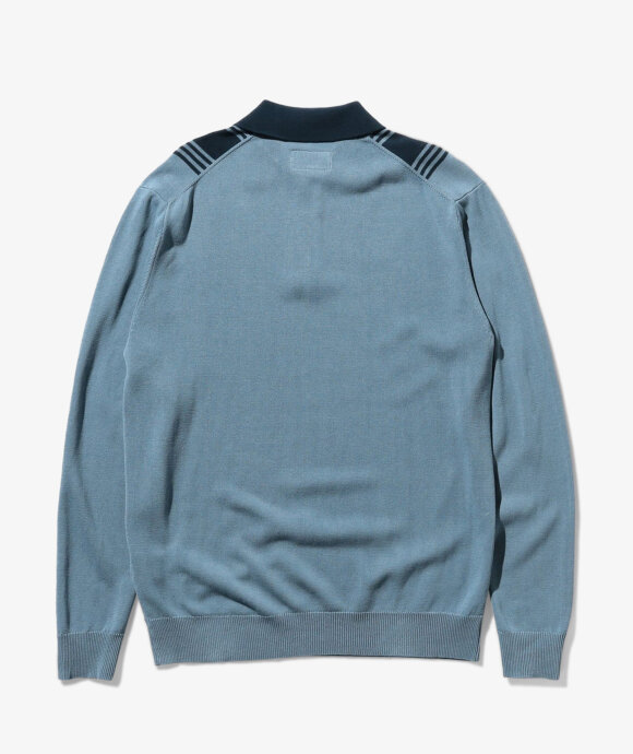 Beams Plus - Knit Polo Stripe 12G