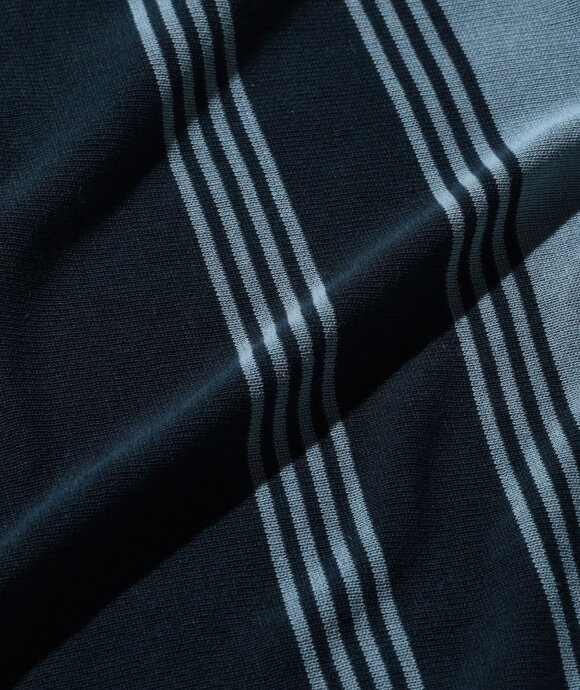 Beams Plus - Knit Polo Stripe 12G