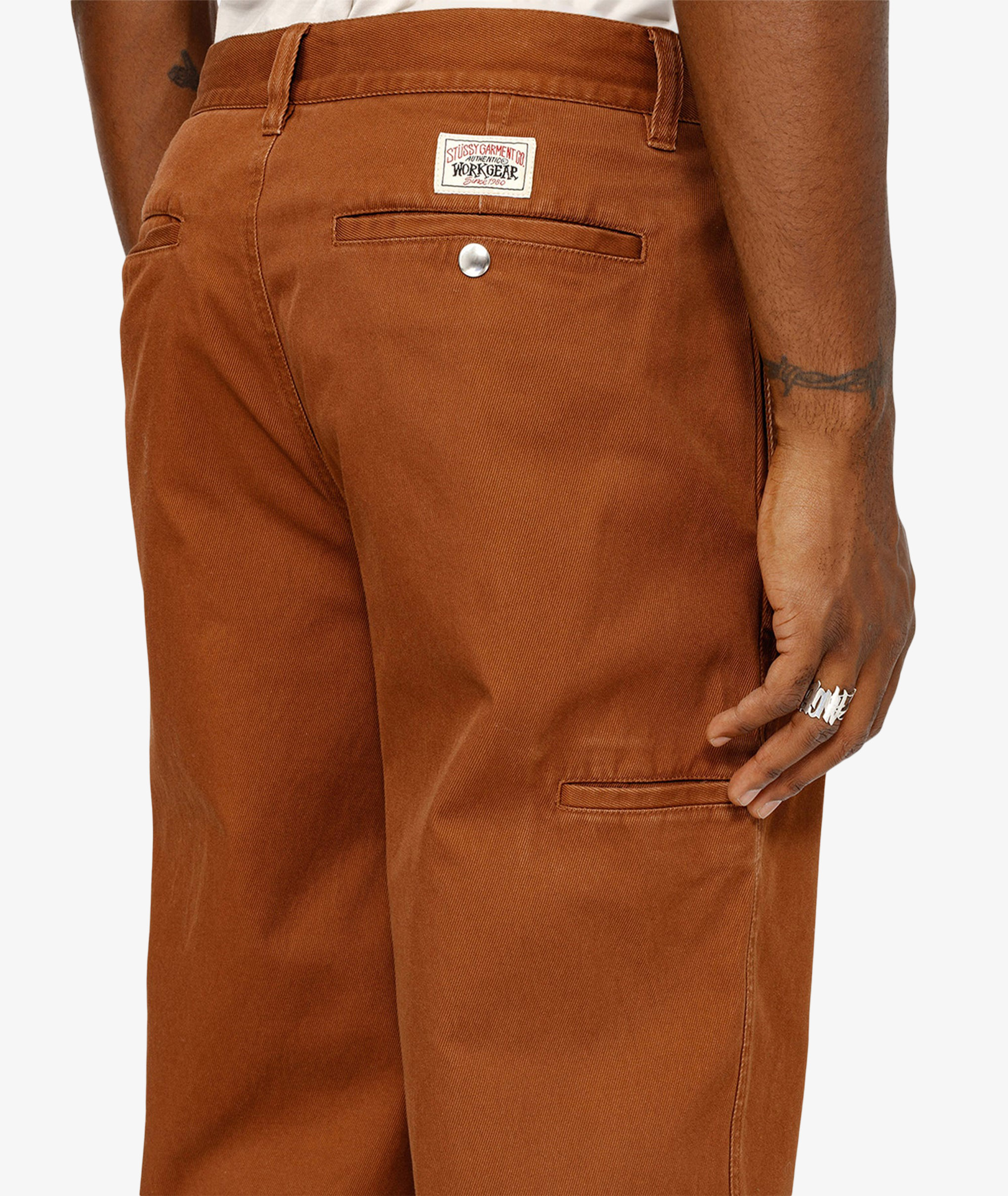 新しいスタイル Norse Store | Shipping Worldwide - Stüssy Workgear Trouser Twill - caramel パンツ