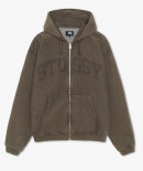 Stussy Outline Zip Hoodie - Olive – Goodhood