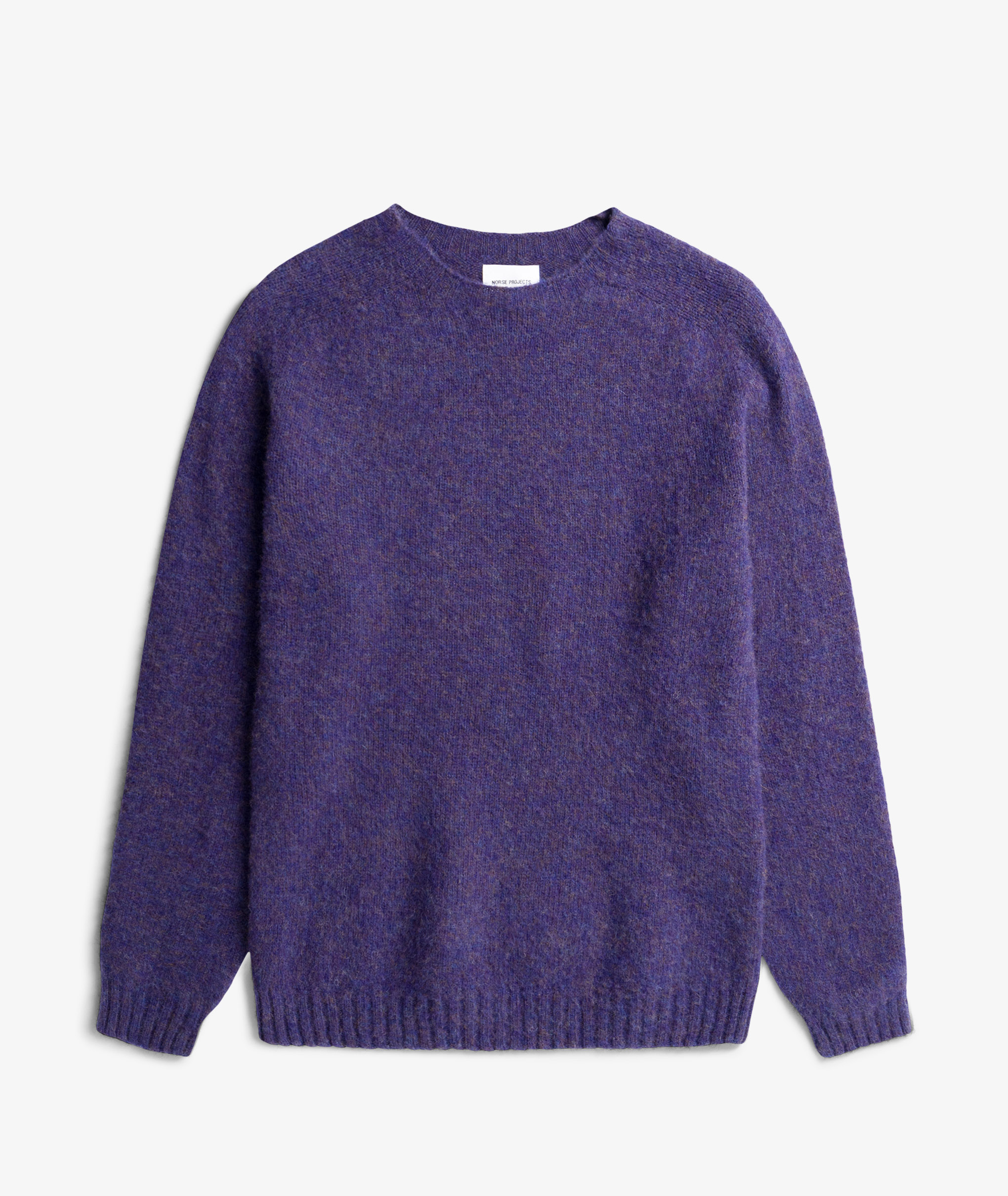 Norse Store Shipping Worldwide Norse Projects Birnir Brushed Lambswool purple