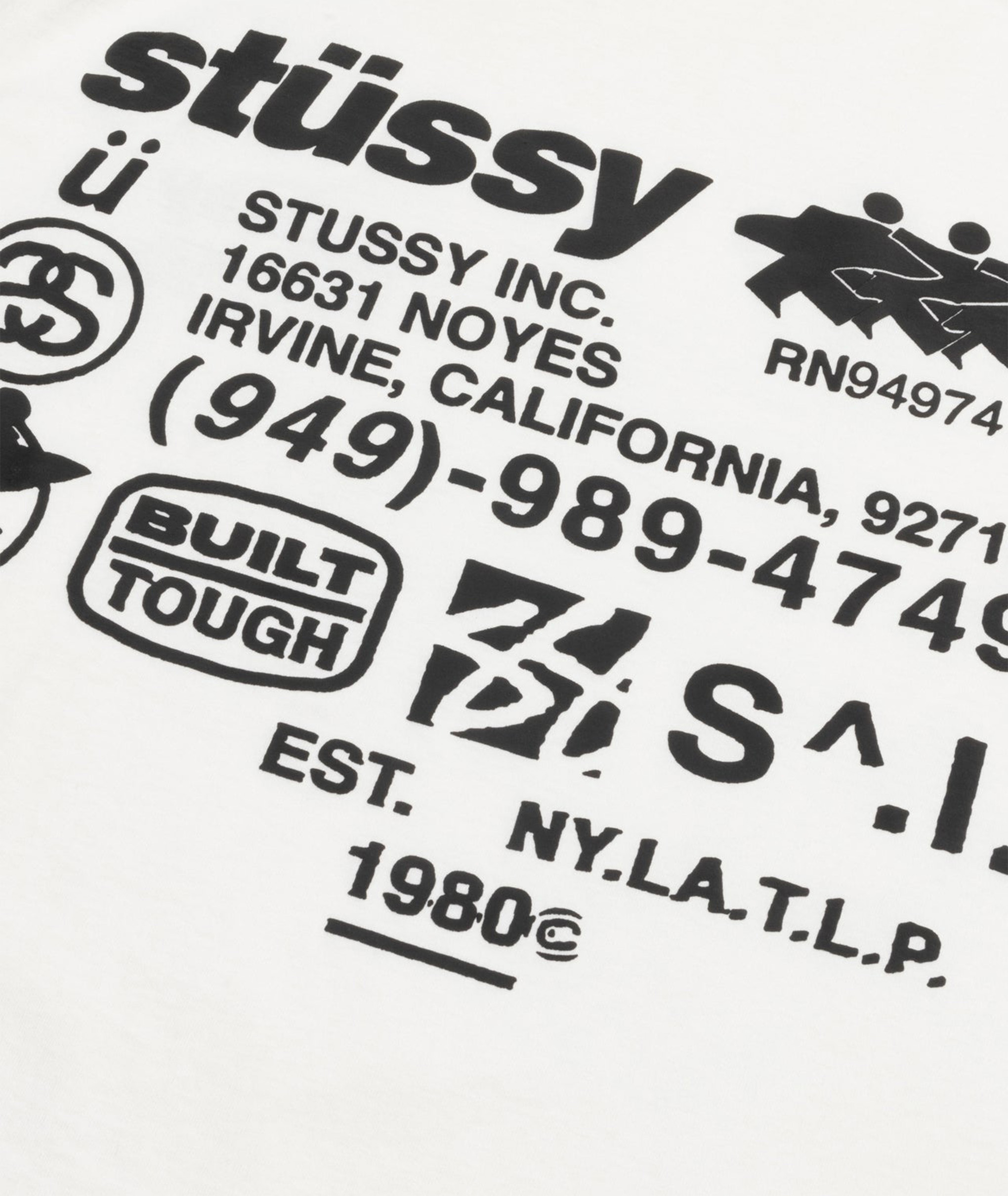 STUSSY: Dna Pig. Dyed Tee (Black) | DSMG E-SHOP